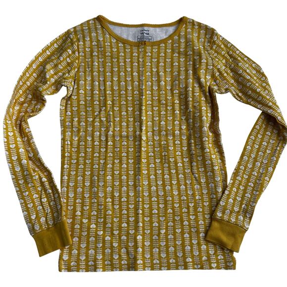 Carter's Yellow Heart Pajama Top - Size 14 - Excellent! - Picture 1 of 3